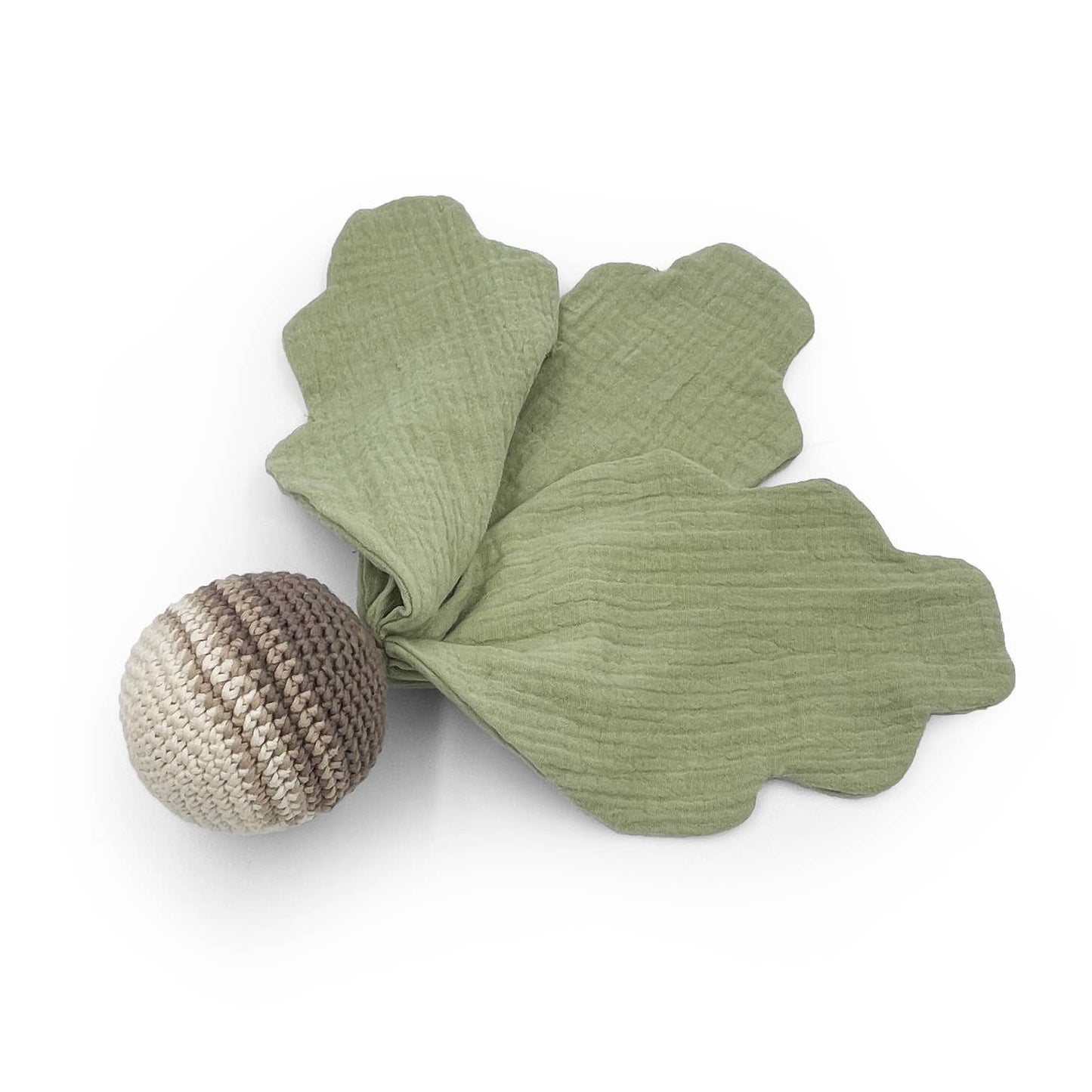 Beige Striped Turnip Comforter "blankie"