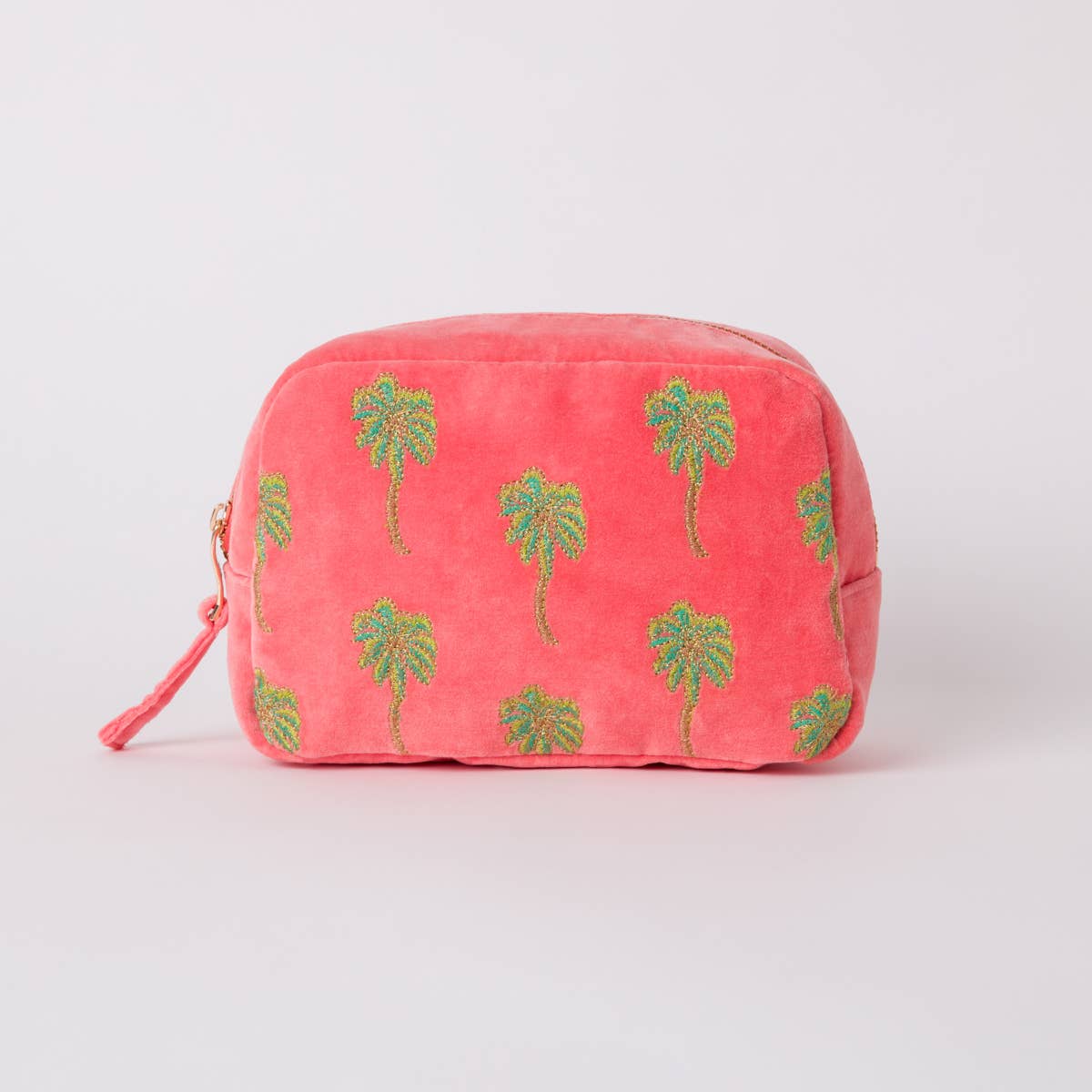 Summer Palm Cosmetics Bag