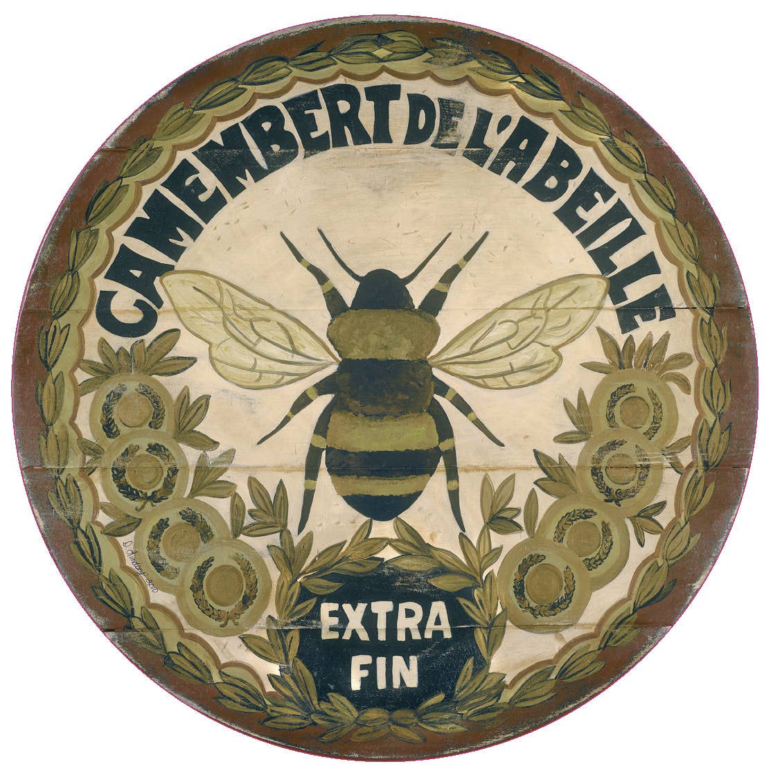 'Vintage Gold Bee' Lazy Susan
