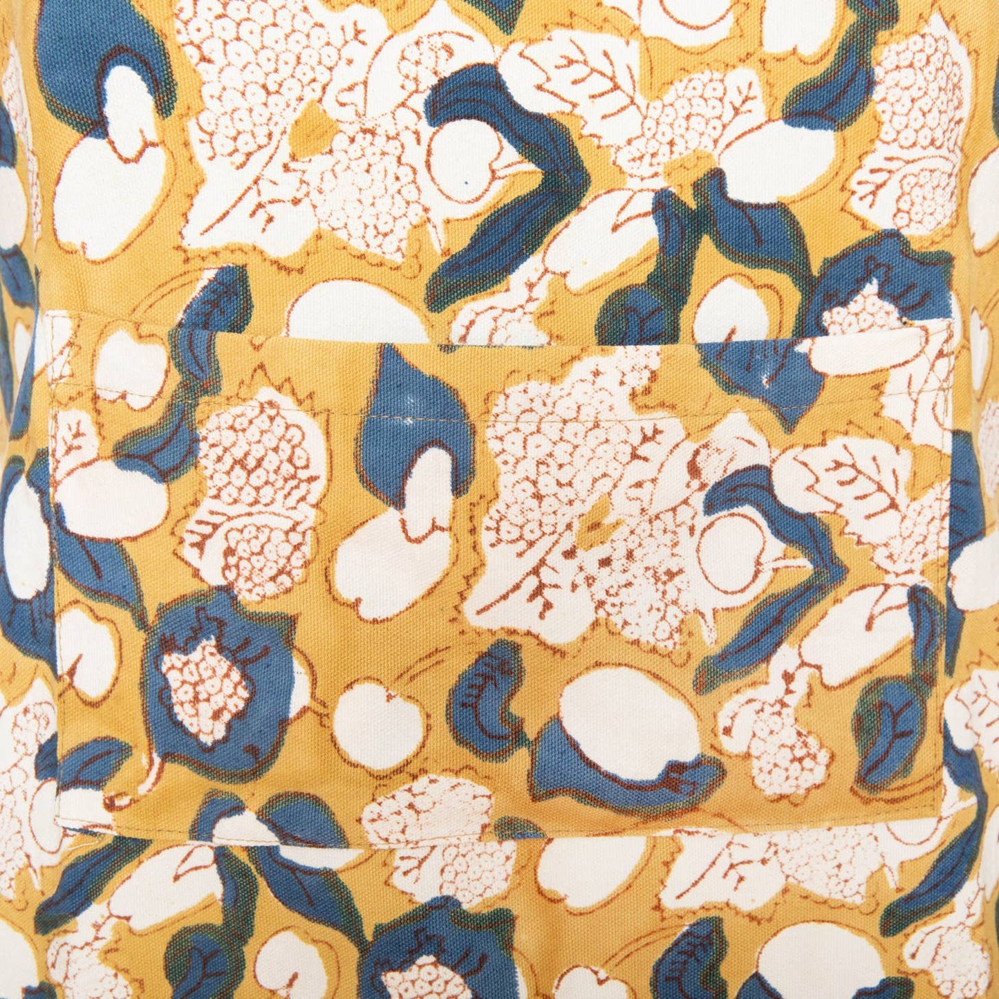 Forest Harvest Mustard & Blue Linens