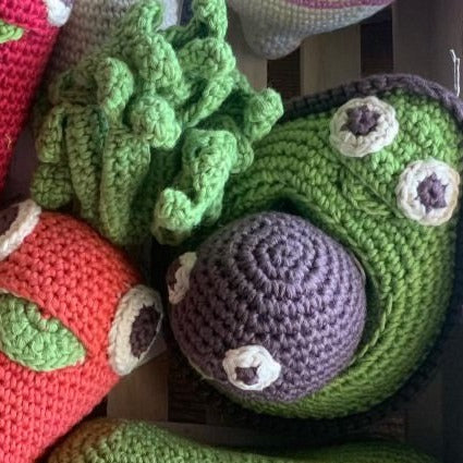 Mommy AVOCADO & Baby Stone Rattle