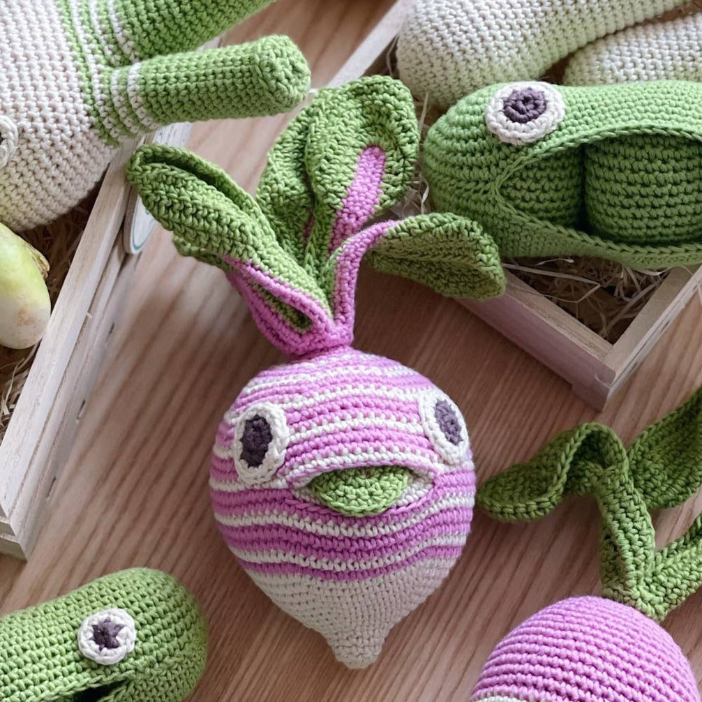 Big Striped Turnip Rattle