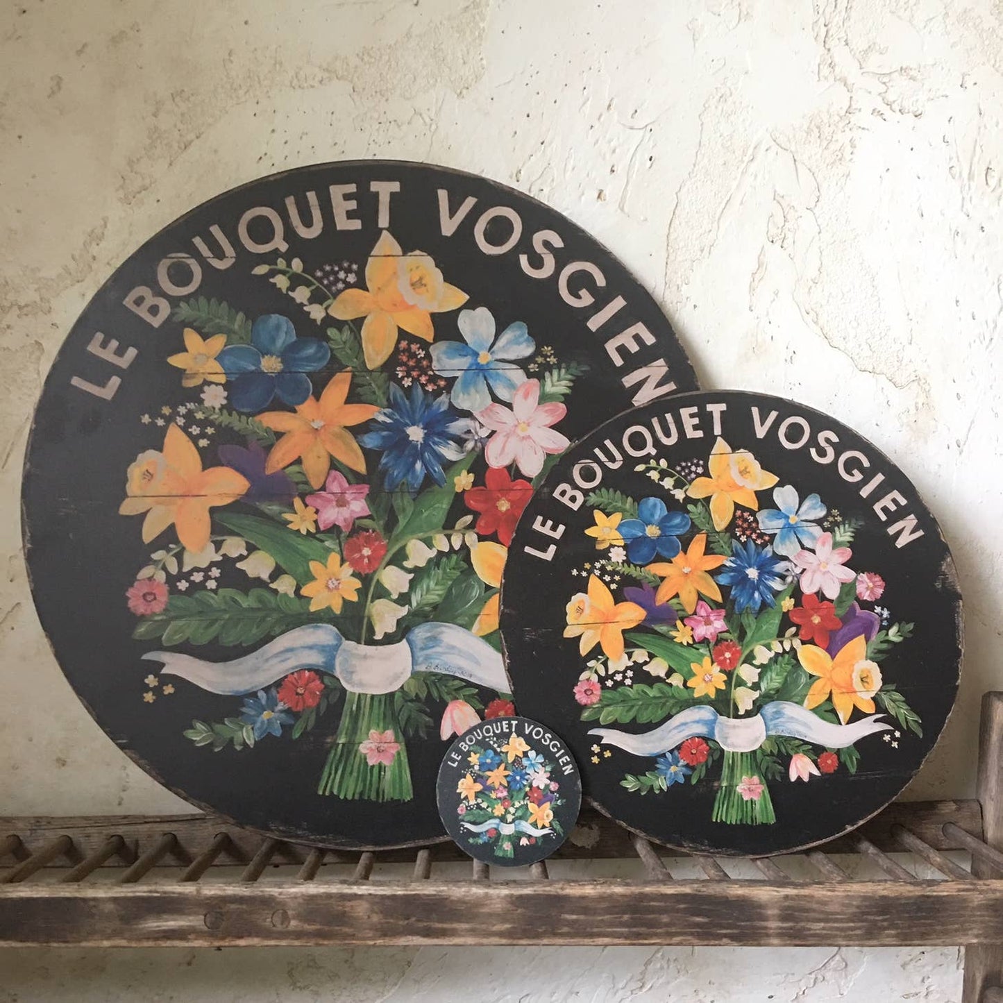 'Bouquet of Flowers' Lazy Susan