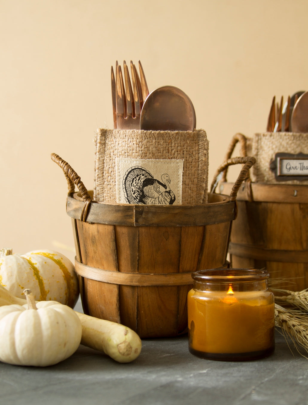 Turkey Patch Silverware Pouch