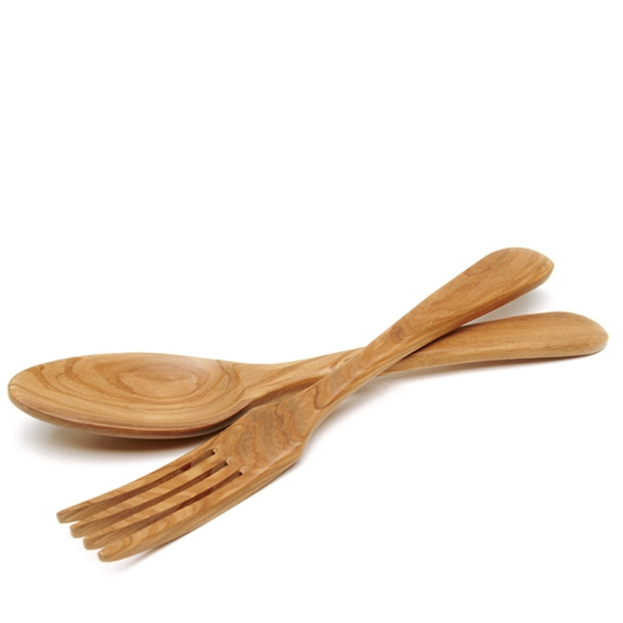 Berard Parisian Olive Wood Salad Servers