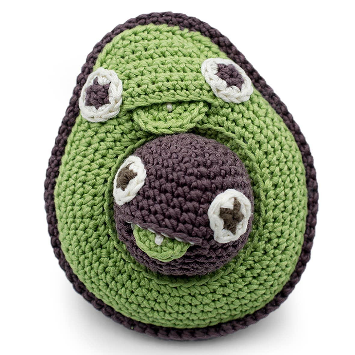 Mommy AVOCADO & Baby Stone Rattle