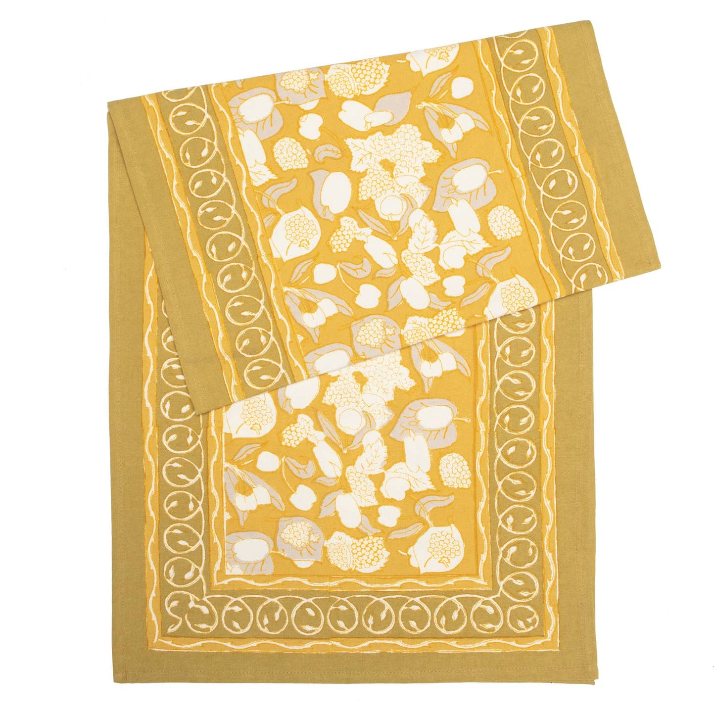 Forest Harvest Grey & Mustard Runner