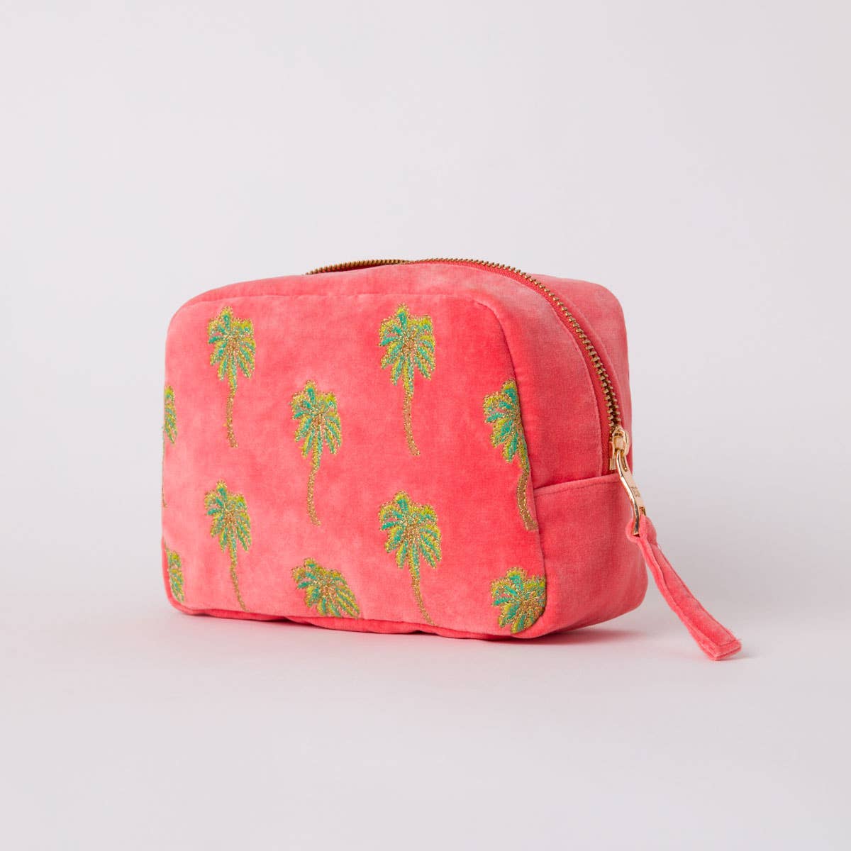 Summer Palm Cosmetics Bag
