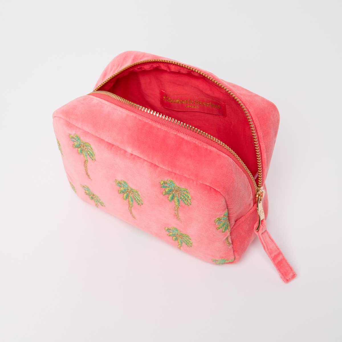 Summer Palm Cosmetics Bag