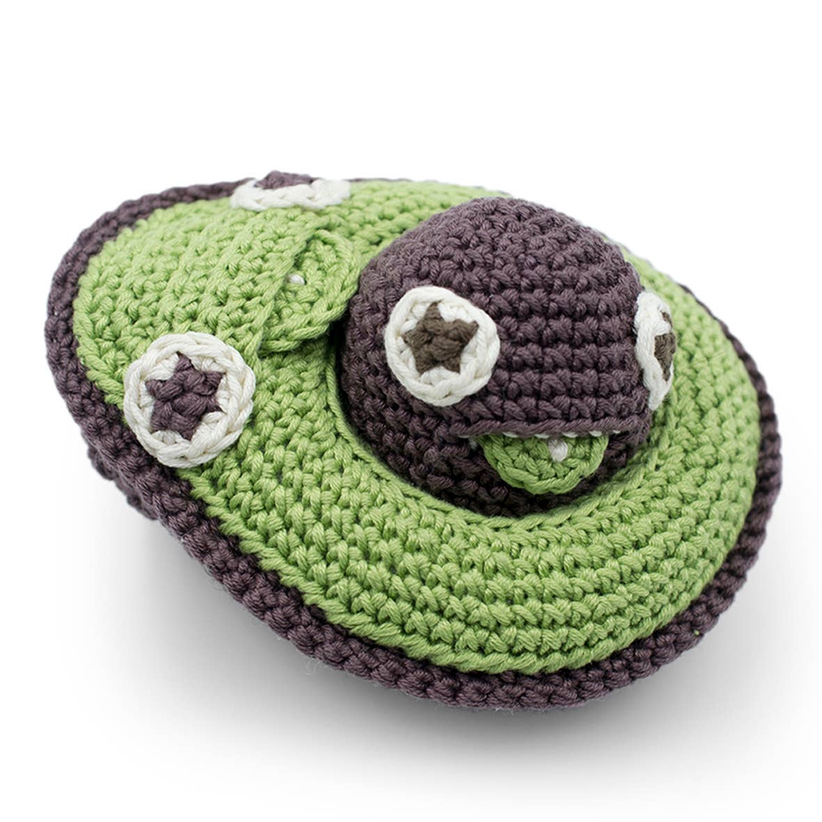 Mommy AVOCADO & Baby Stone Rattle