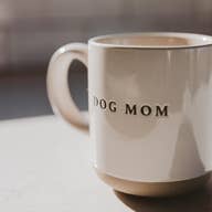 'Dog Mom' Stoneware Coffee Mug