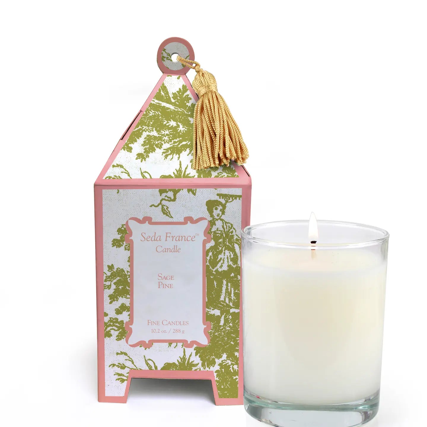 Sage Pine Classic Pagoda Box Candle
