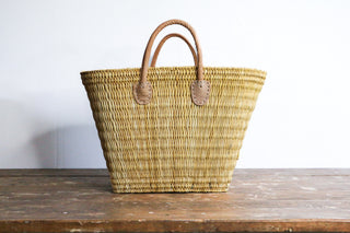 French Keystone Basket Tote: Large