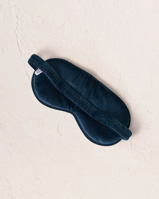 Turtle Conservation Velvet Eye Mask: Marine Navy