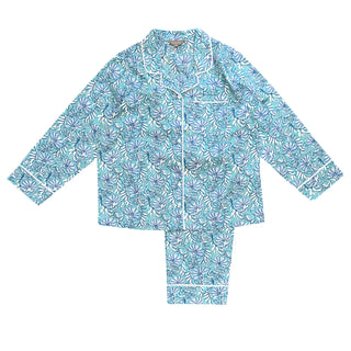 Pajama Set: Blue/Turquoise (L)