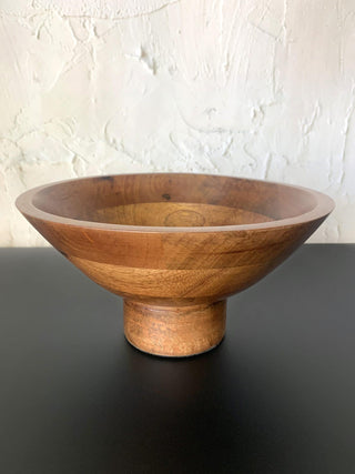 Wood Bowl | FOOTED