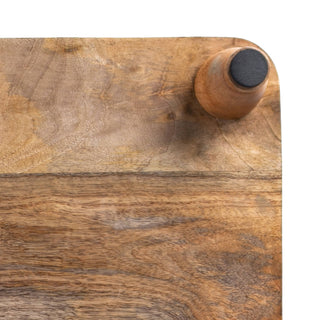 Footed Wood Rectangular Mango Wood Serving Board