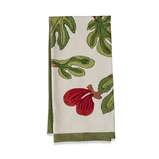 Couleur Nature France | Fig Red/Green Tea Towel