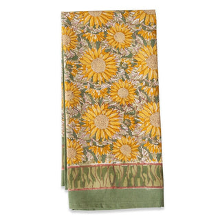 Couleur Nature France  |   Sunflower Yellow/Green Tea Towel