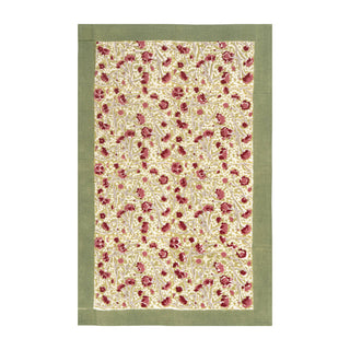 Couleur Nature Meadows Red & Green Tea Towel