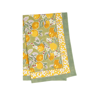 Couleur Nature Citron Vert & Yellow Tea Towels
