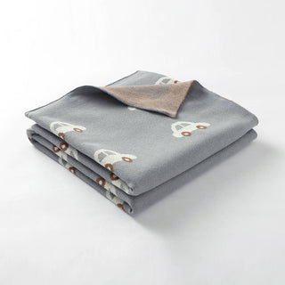 100% Luxury Cotton Receiving Swaddle Baby Blanket - Cars: Baby Blue