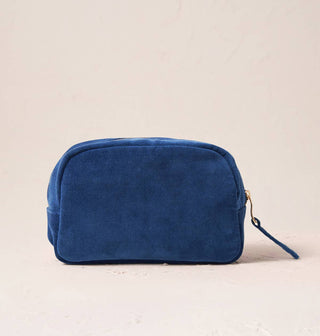 Honey Bee Cosmetics Bag: Velvet, Charcoal