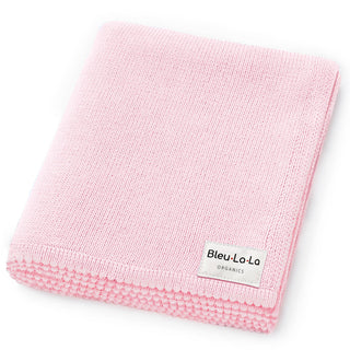 100% Organic Cotton Luxe Collection Baby Swaddle Blanket  : Denim Blue