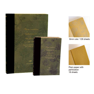 B6 5”x7” Black NoteBook (Legacy) | Vintage Style Journal: Croquis