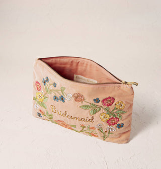 Floral Bridesmaid Everyday Pouch