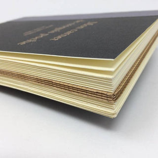 B6 5”x7” Black NoteBook (Legacy) | Vintage Style Journal: Croquis