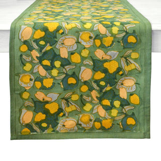 Couleur Nature France |Fruit Yellow/Green Table Runners: 16" x 72"