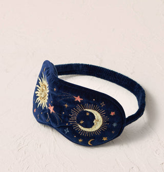 Celestial Eye Mask: Navy, Velvet