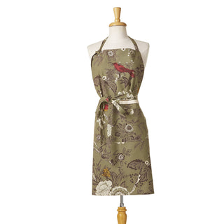 Autumn Toile Apron - Green