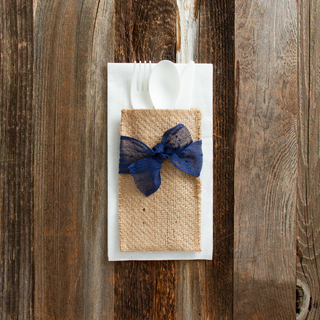 Cutlery Couture: Navy Ribbon (Set of 8)