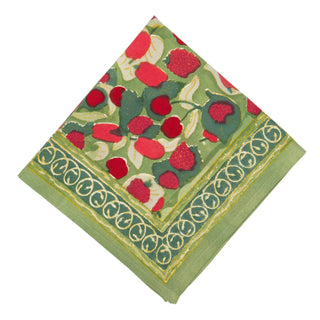 Couleur Nature France | Fruit Red/Green Napkins - Set of 4