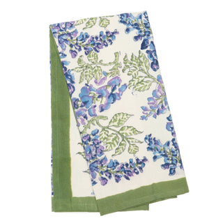 Couleur Nature France  |  Wisteria Blue/Green Tea Towel