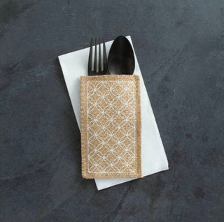Cutlery Couture - White Trellis - Set of 8