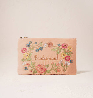 Floral Bridesmaid Everyday Pouch