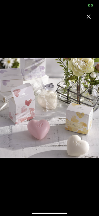 Heart Soap Gift Box - Camelia - Pré de Provence France