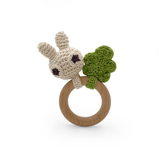 MYUM - Crocheted Rattle | RABBIT TEETHER