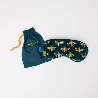 Honey Bee Eye Mask: Rich Blue