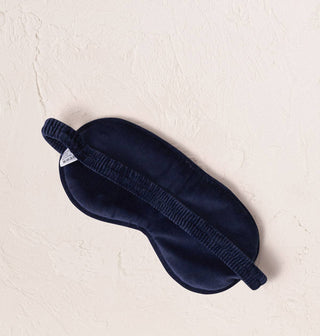 Celestial Velvet Eye Mask: Navy