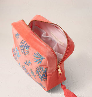 Coral Wash Bag