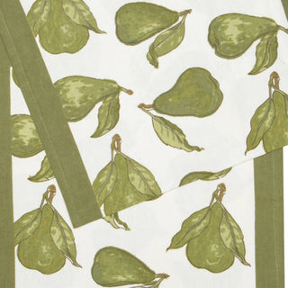 Couleur Nature France | Orchard Pear Green Table Runner 16x72