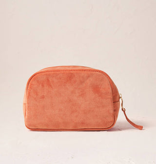 Sun Goddess Velvet Makeup Bag: Rust