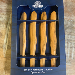 Berard Olive Wood Spreaders Set