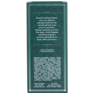 Bergamot & Thyme - After-Shave Balm  - Pré de Provence France