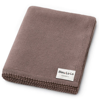 100% Organic Cotton Luxe Collection Baby Swaddle Blanket  : Denim Blue