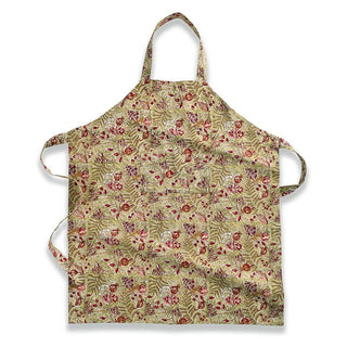 Couleur Nature France | Winter Garden Red/Green Apron